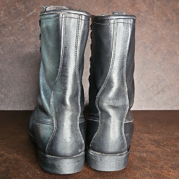 Vintage 1996 Biltrite Flight Aviator Combat Zip Lace Up Boots Size 10D - Picture 5 of 15